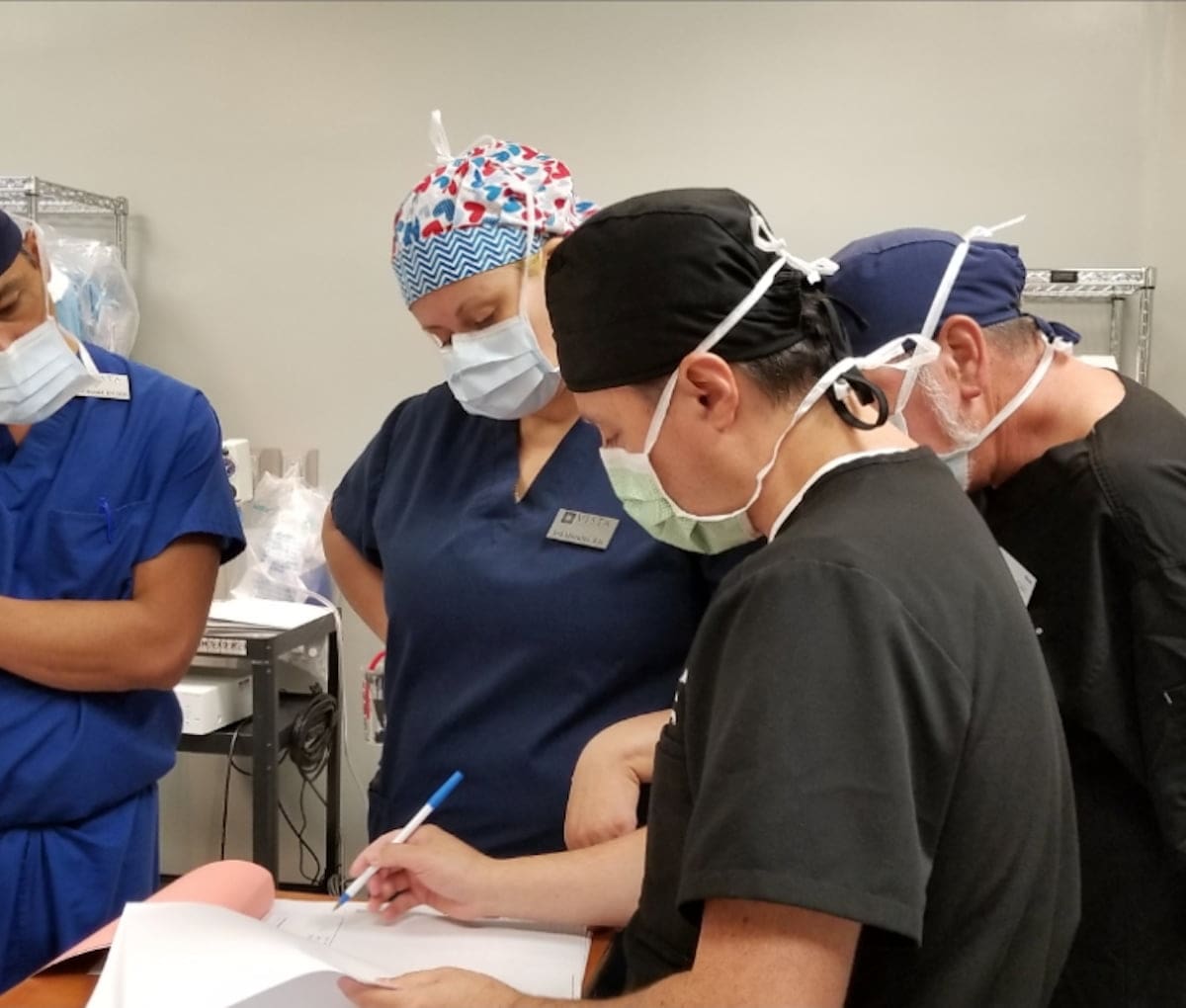 team in surgery